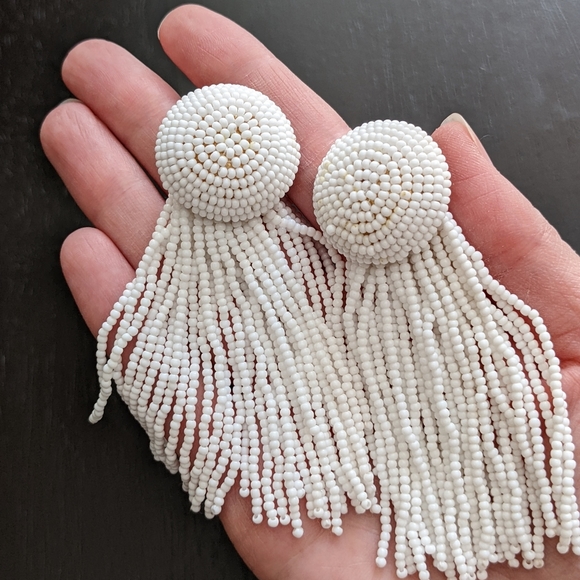 Olive + Piper Beaded Statement Earrings - Picture 5 of 8